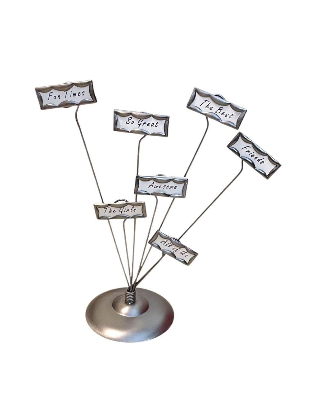 Metal Wire Frame Photo, Postcard, Note Card Holder- NEW